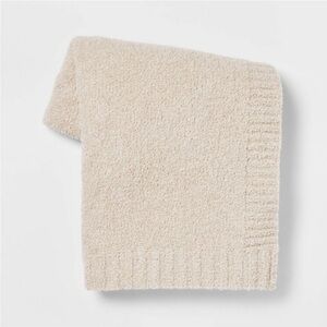 Cozy-Knit Heathered Throw Blanket from Threshold™.